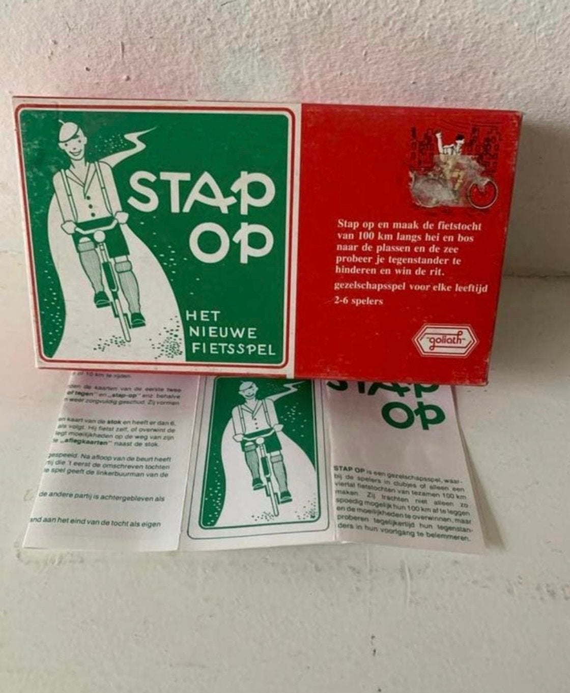 Stap op de fiets gezelschapsspel - Het Nieuwe Fietsspel, Hobby en Vrije tijd, Gezelschapsspellen | Bordspellen, Drie of vier spelers