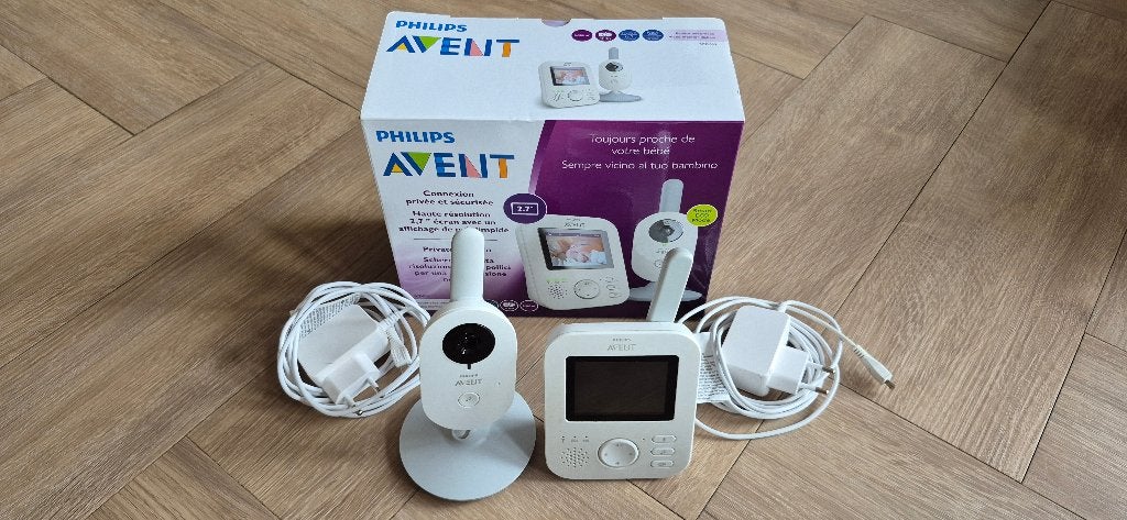Babyfoon Philips SCD833, Kinderen en Baby's, Ophalen, Zo goed als nieuw, 250 meter of meer, Camera