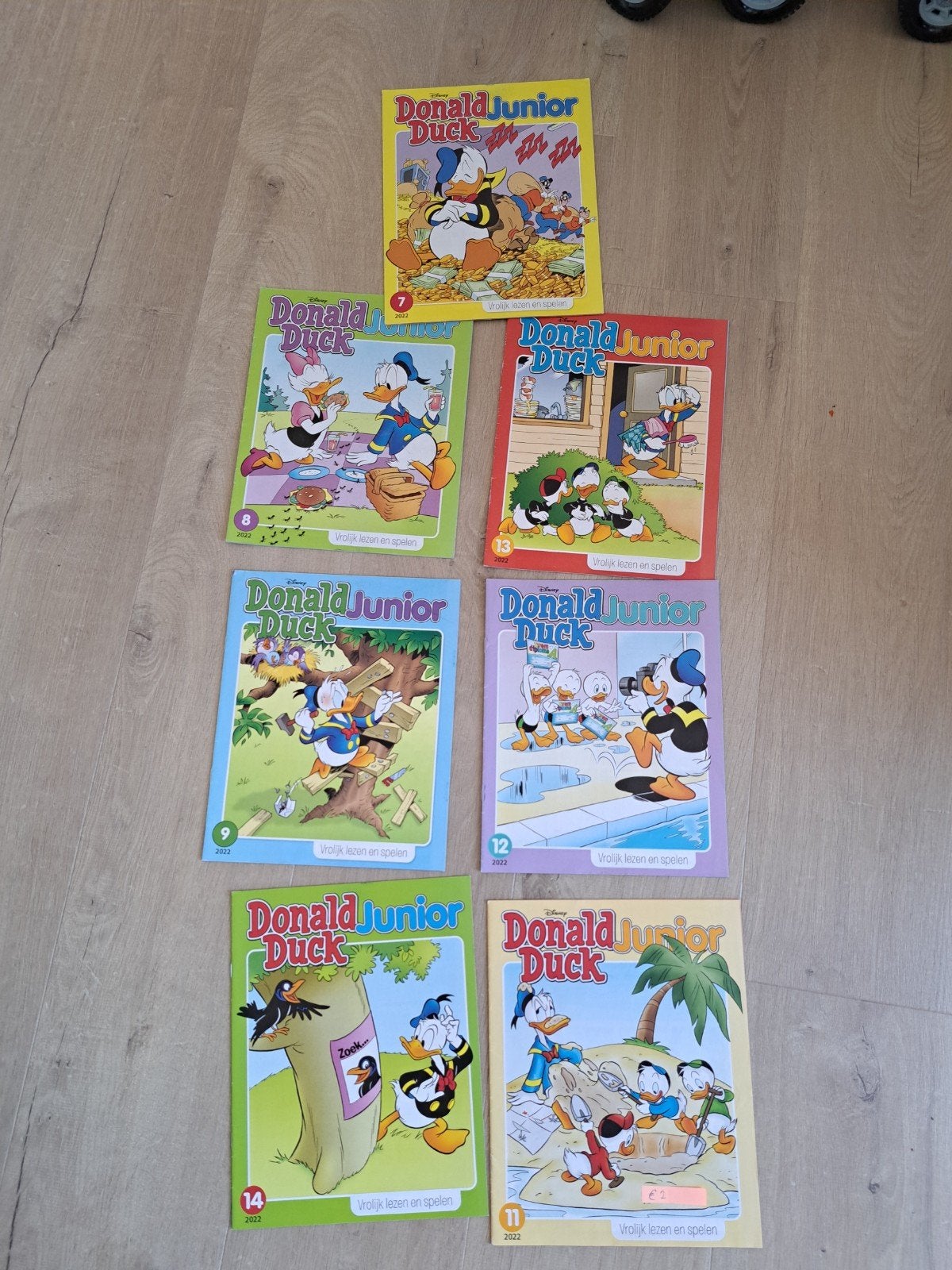 Donald Duck Junior (6 stripboeken), Complete serie of reeks, Ophalen of Verzenden, Zo goed als nieuw, Donald Duck
