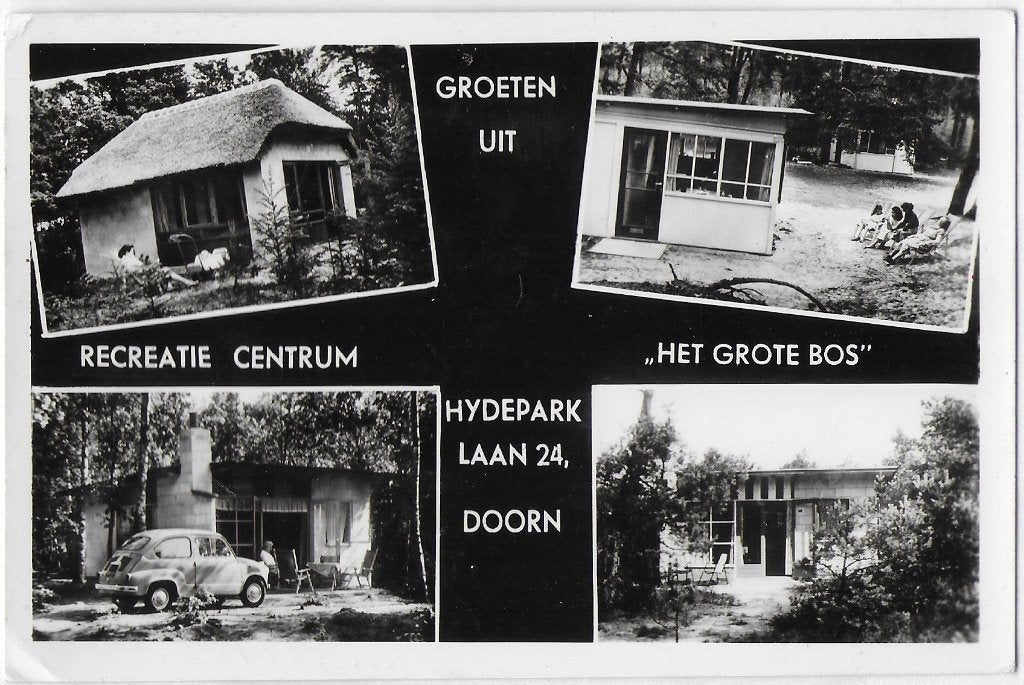 Doorn - Het Grote Bos - Oude gelopen ansichtkaart - B3290, Verzamelen, Ansichtkaarten | Nederland, Ophalen of Verzenden, 1960 tot 1980