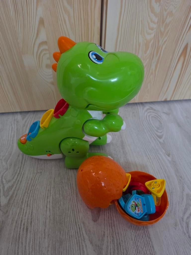VTech Dino met ei en vormpjes, Ophalen