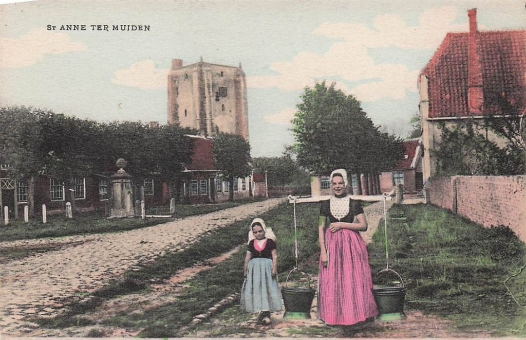 703-057-047 St Anna ter Muiden, Verzamelen, Ansichtkaarten | Nederland, Verzenden, Voor 1920, Zeeland
