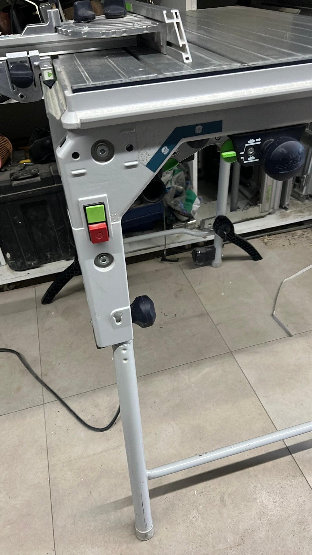 Festool cs 70 EG Trek-afkortzaag PRECISIO 2200w, Doe-het-zelf en Verbouw, Ophalen of Verzenden, Zo goed als nieuw, Afkortzaag