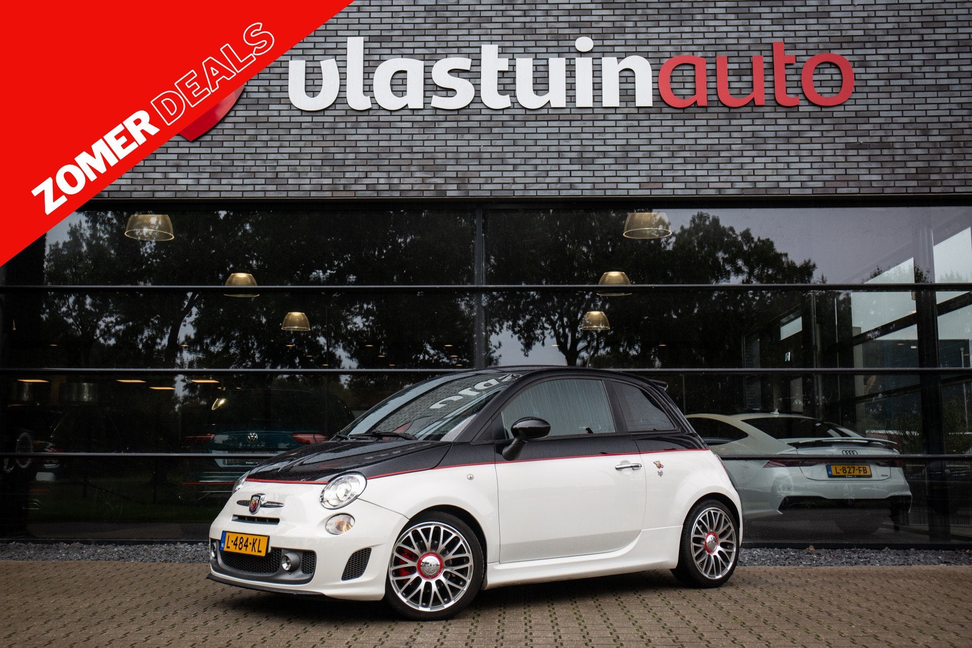 Fiat 500 1.4 T-Jet Abarth Turismo , 160pk, Leder, Airco,, Auto's, Voorwielaandrijving, Euro 5, 15 km/l, 4 cilinders