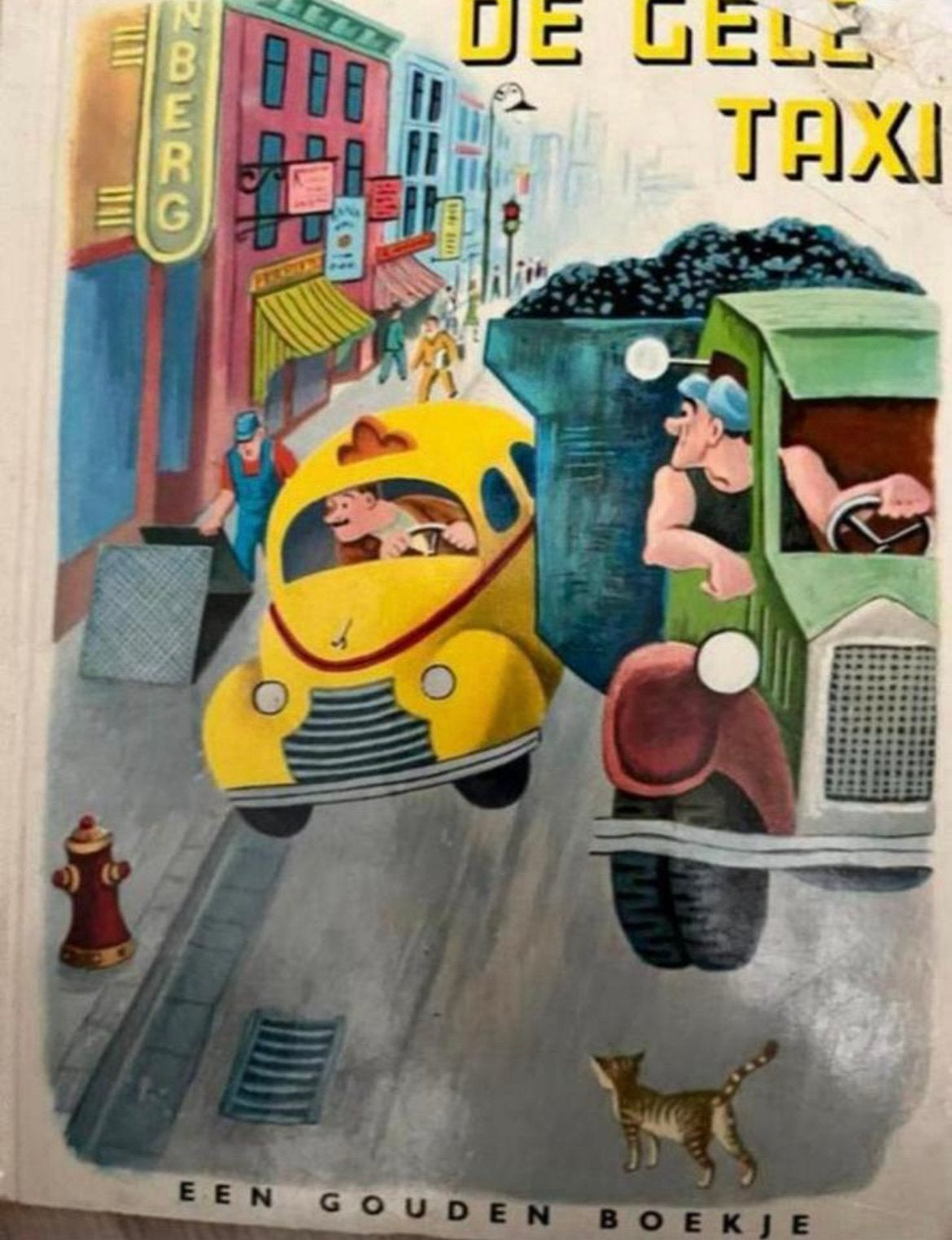 Oud Gouden Boekje: De Gele Taxi - Annie M.G. Schmidt (1955), Boeken, Ophalen of Verzenden, Gelezen