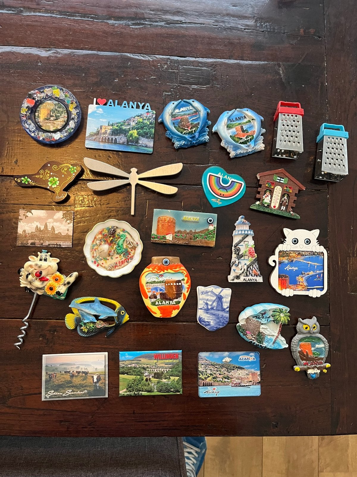 Diverse 24 verzameling koelkastmagneten, Ophalen of Verzenden, Gebruikt