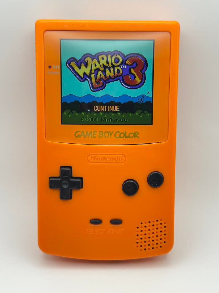 Nintendo Gameboy Color - IPS Mod - Nieuw, Spelcomputers en Games, Ophalen of Verzenden, Zo goed als nieuw, Game Boy Color