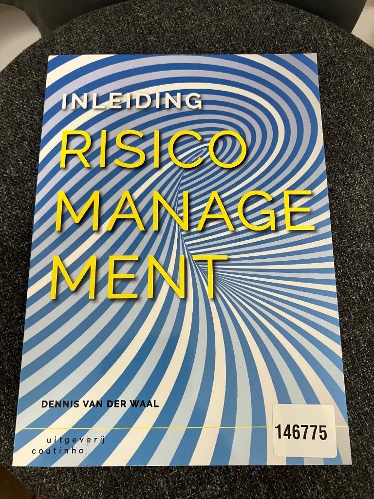 Inleiding Risicomanagement – Dennis van der Waal, Dennis van der Waal, Zo goed als nieuw, Gamma, HBO