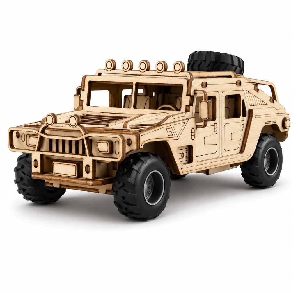 Modelbouw hout Voertuigen, Miniatuurhuisjes, Bloemen, enz., Hobby en Vrije tijd, Modelbouw | Auto's en Voertuigen, Overige merken