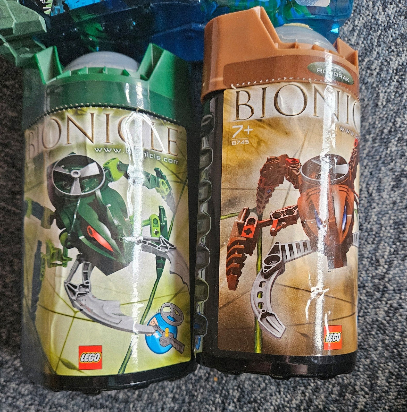Lego Bionicle 8745 en 8746, Kinderen en Baby's, Speelgoed | Duplo en Lego, Bionicle, Lego, Ophalen of Verzenden, Zo goed als nieuw