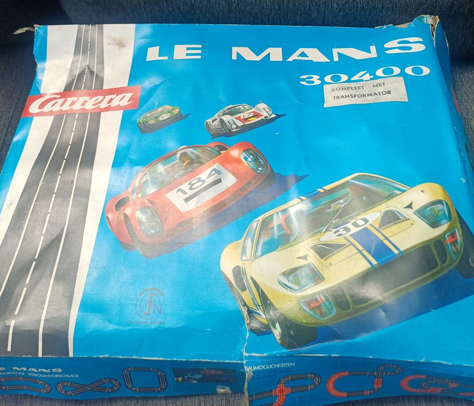 Carrera Universal Racebaan Set Le Mans 30400, Ophalen of Verzenden, Gebruikt, Elektrisch, Carrera