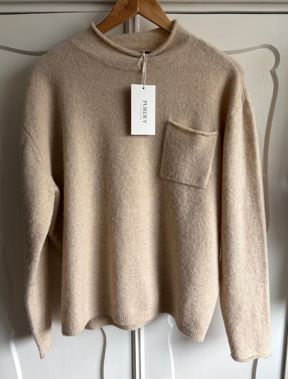 Purdey trui maat XL dames, Kleding | Dames, Verzenden, Nieuw, Maat 46/48 (XL) of groter, Beige