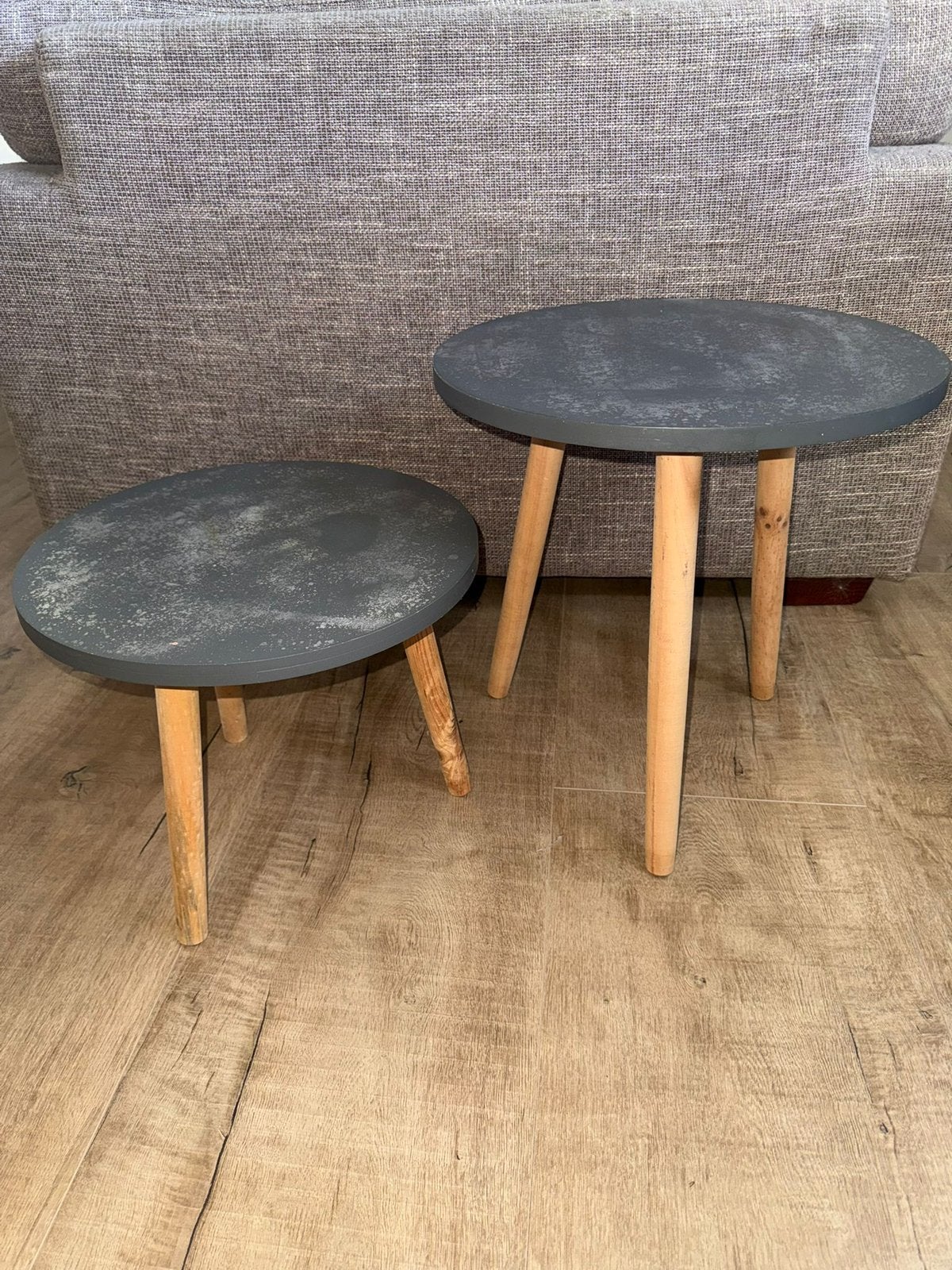 Bijzet tafels, Huis en Inrichting, Minder dan 55 cm, Gebruikt, Rond, Ophalen