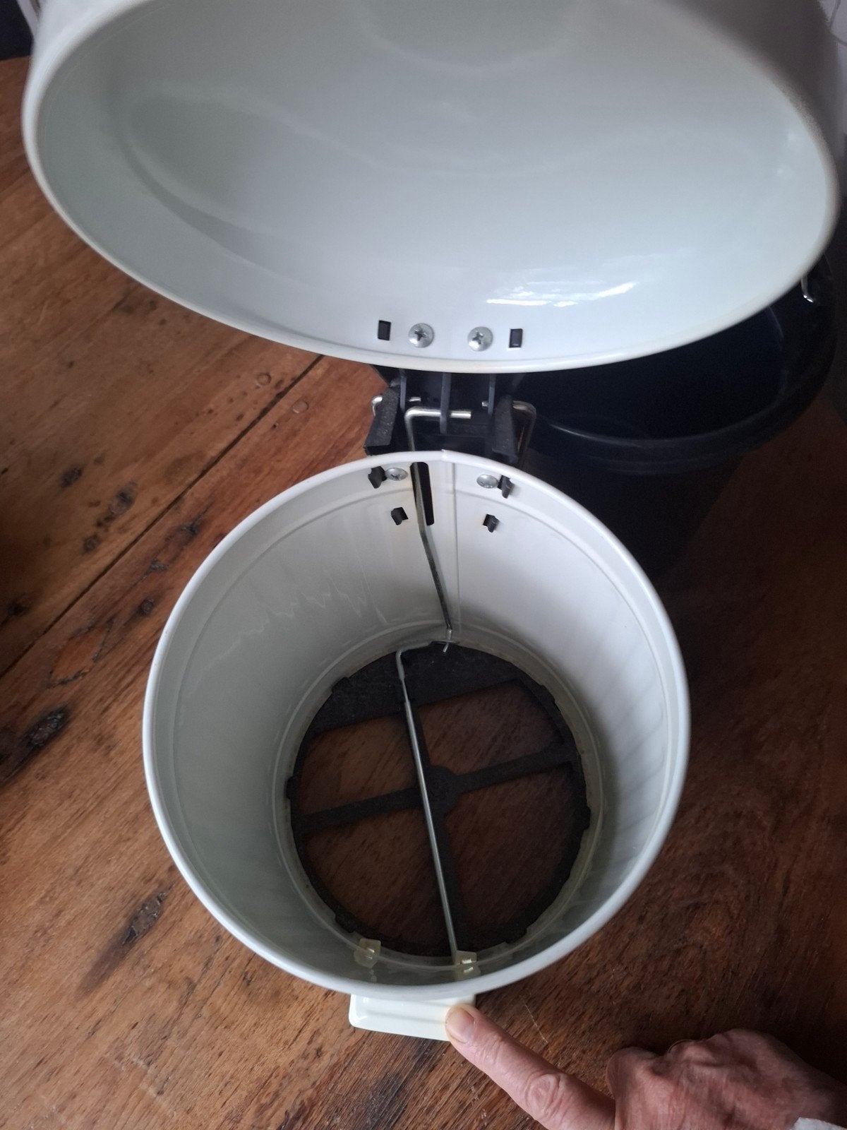 retro pedaalemmer, Met pedaal, Nieuw, Ophalen of Verzenden, Minder dan 10 liter