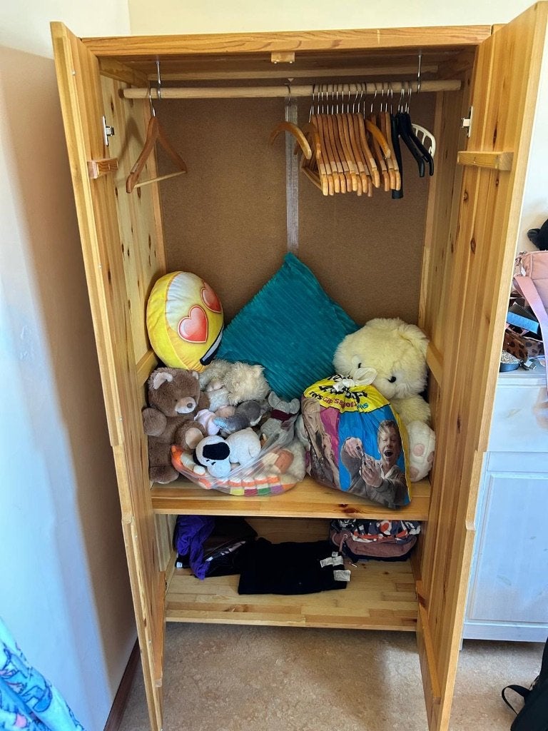 Kast, Ophalen, 50 tot 100 cm, Zo goed als nieuw, Overige houtsoorten