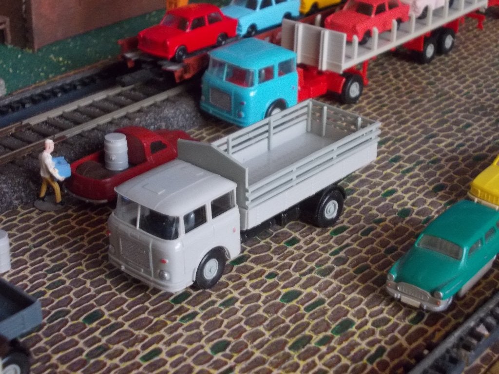 1976 Skoda S 706 RT met latten-opbouw grijs/donkergrijs, Ophalen of Verzenden, Nieuw, Bus of Vrachtwagen, Overige merken