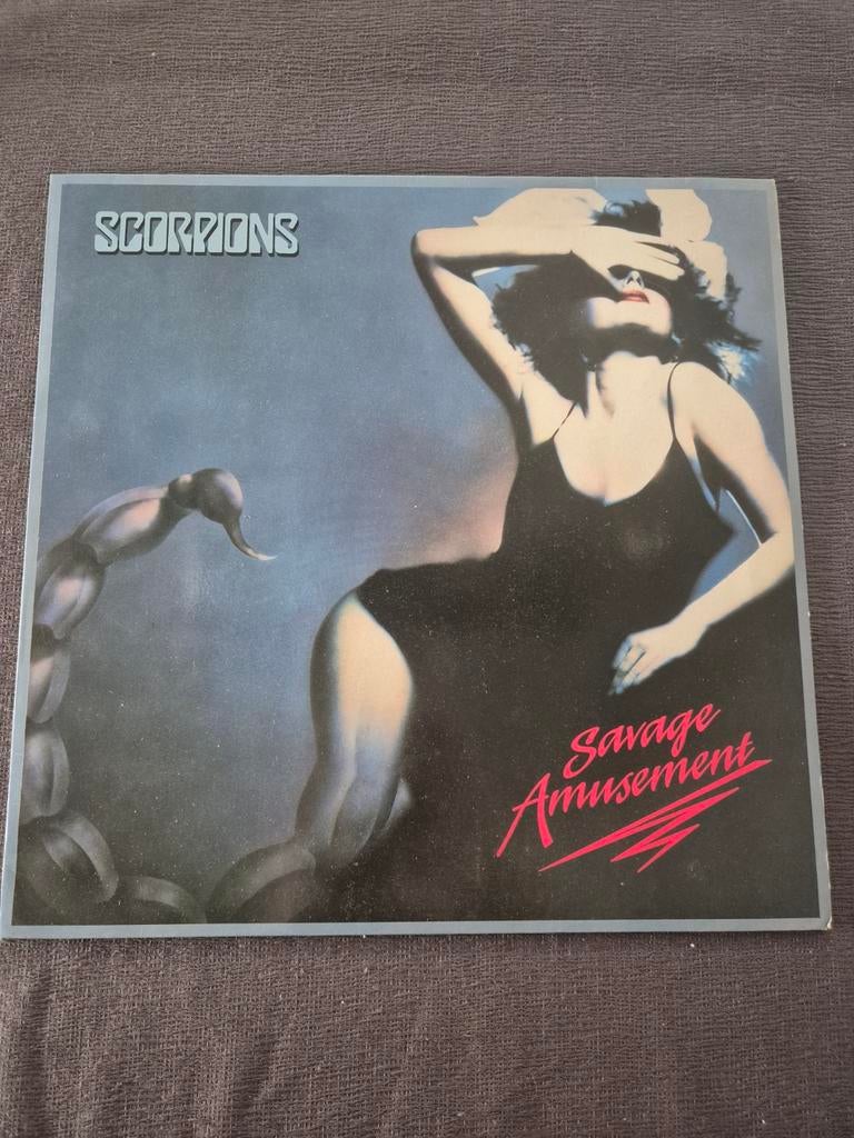 Lp Scorpions Savage Amusement, Cd's en Dvd's, Vinyl | Rock, Ophalen of Verzenden, Zo goed als nieuw, 12 inch, Poprock