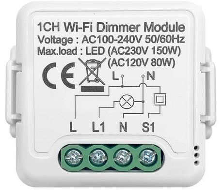 GIRIER Tuya Wifi Smart Dimmer Module 10A, Verzenden, Nieuw