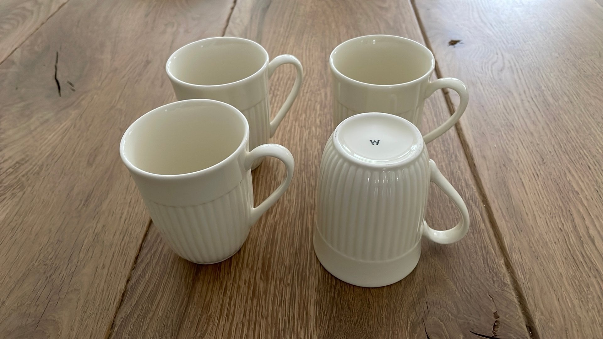 Te koop 4 wedgwood Edme senseo mokjes, Antiek en Kunst, Ophalen of Verzenden