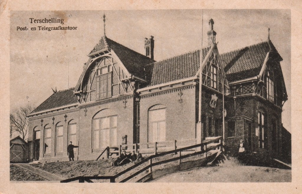Terschelling Post en Telegraafkantoor, Verzenden, 1920 tot 1940, Gelopen, Waddeneilanden