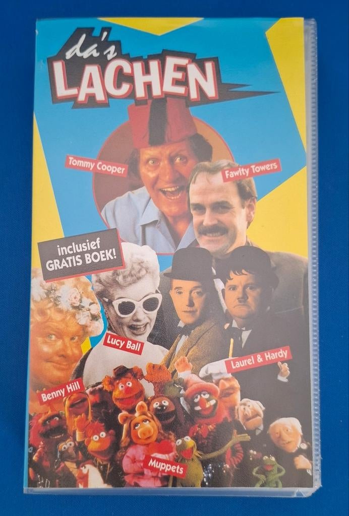 Vhs videoband da's Lachen, Cd's en Dvd's, VHS | Film, Ophalen of Verzenden, Gebruikt