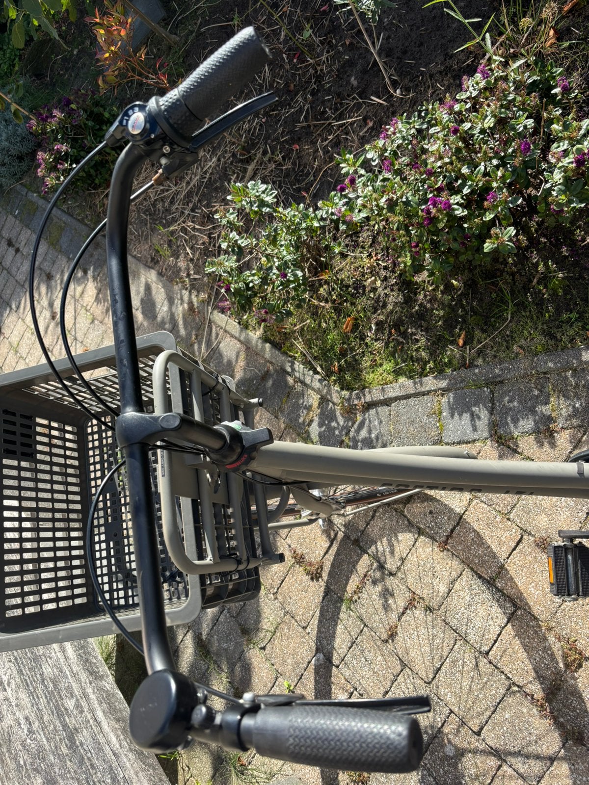 Cortina Solid U4 Transport Quarz Grey Matt- 3 versnellingen, Ophalen, Gebruikt, 56 cm of meer, Handrem