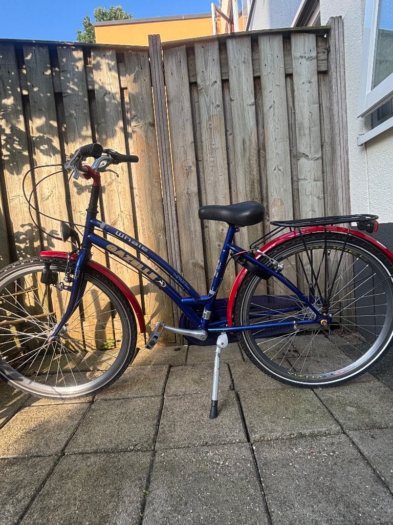 Gazelle kinderfiets - Blauw met versnellingen, Gebruikt, Velgrem, Versnellingen, Gazelle