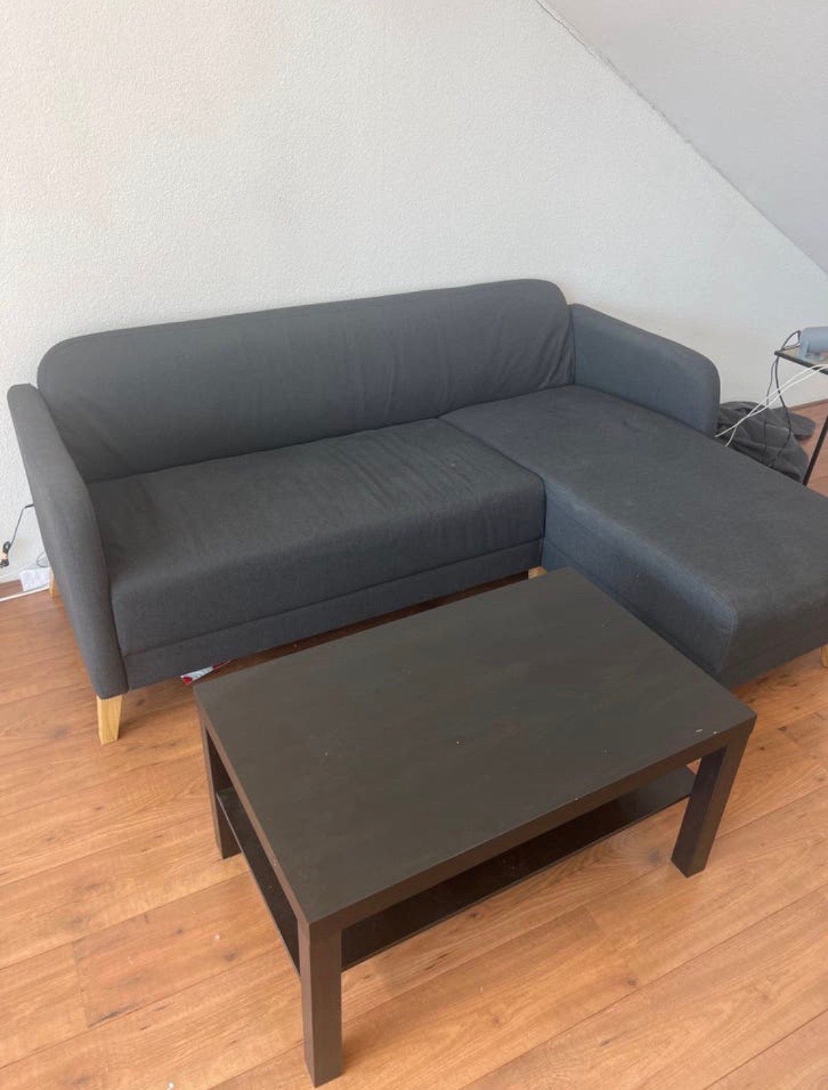 Goedkope bank + tafel, Ophalen of Verzenden, Zo goed als nieuw