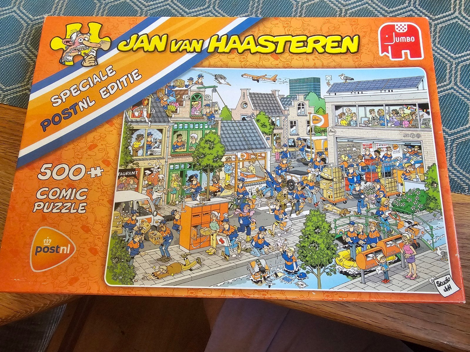 Jan van Haasteren postnl, Hobby en Vrije tijd, Denksport en Puzzels, Ophalen, 500 t/m 1500 stukjes, Zo goed als nieuw