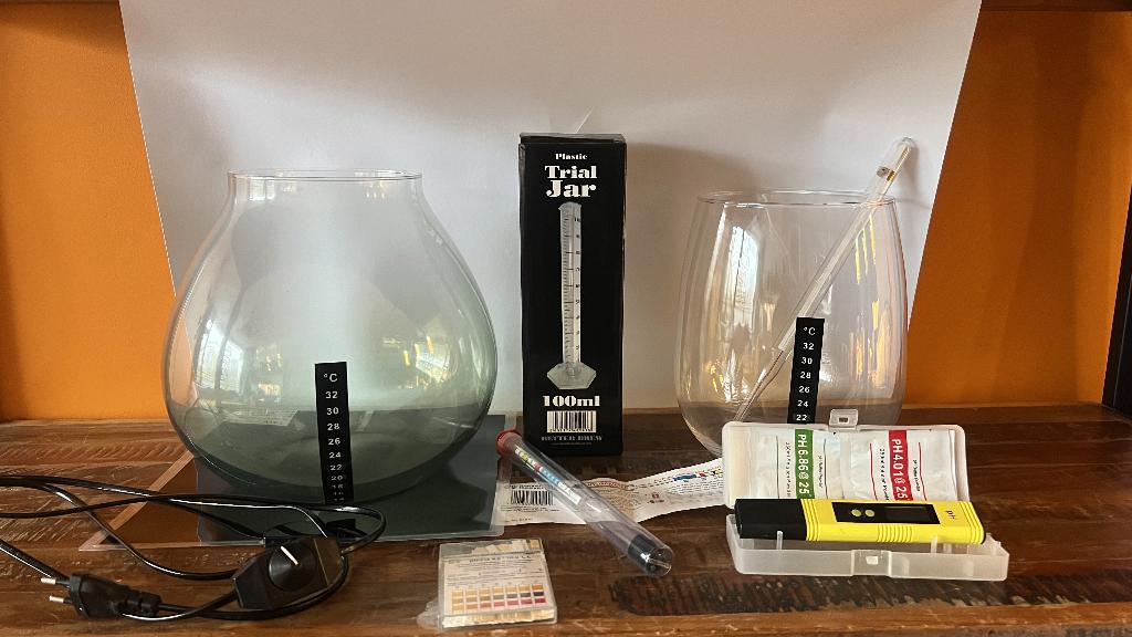 Diverse spullen om Kombucha te maken, Ophalen, Meerkleurig, Overige merken, Glas