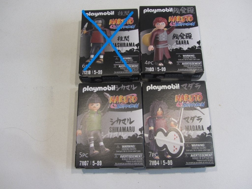 Playmobil Naruto - Gaara en Madara  Shikamaru Nara Shikamaru, Ophalen of Verzenden, Nieuw, Complete set