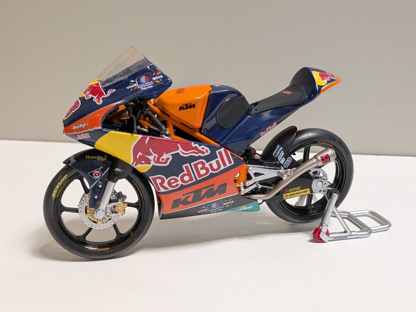 KTM RC 250 R - Jack Miller - Red Bull KTM - Moto3 2014, Ophalen of Verzenden, Gebruikt, 1:9 t/m 1:12, Motor
