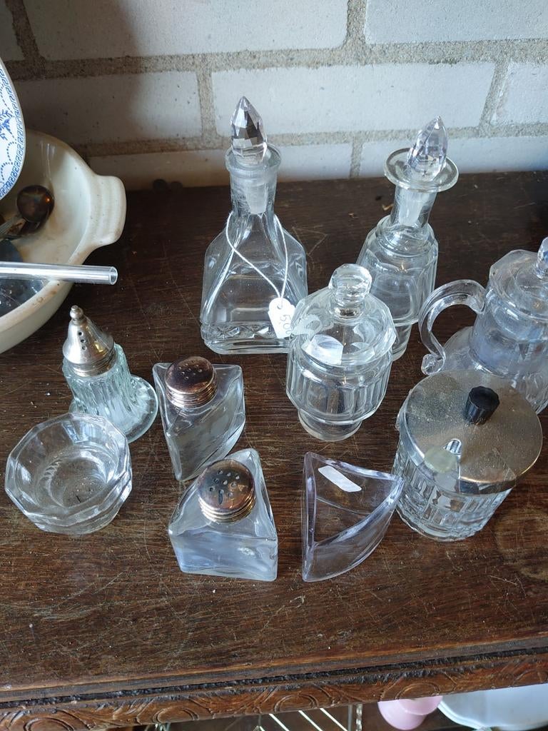 Set tafel glaswerk sale!, Antiek en Kunst, Antiek | Glas en Kristal, Ophalen