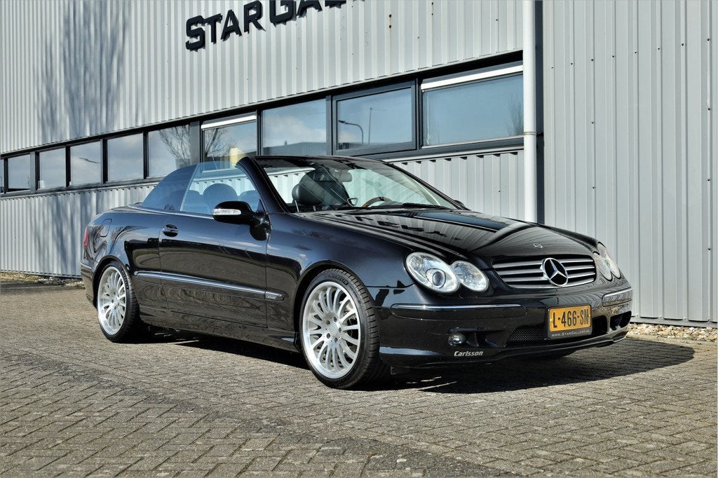 Mercedes-Benz CLK-Klasse Cabrio CLK 320 Carlsson 85460km You, Auto's, Automaat, Achterwielaandrijving, Gebruikt, Zwart