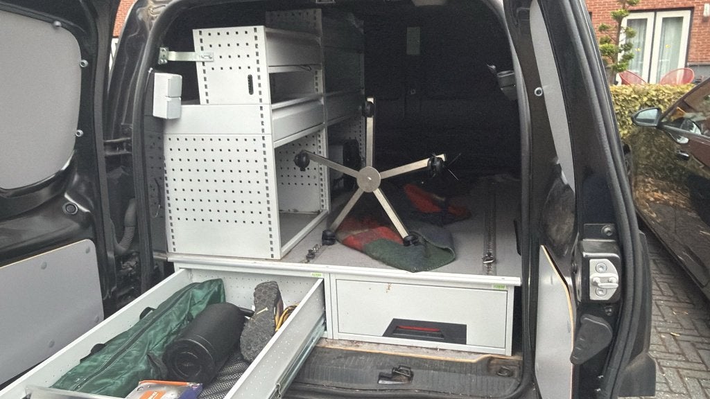 Mercedes Citan bedrijfswagen inrichting, Auto diversen, Ophalen, Gebruikt