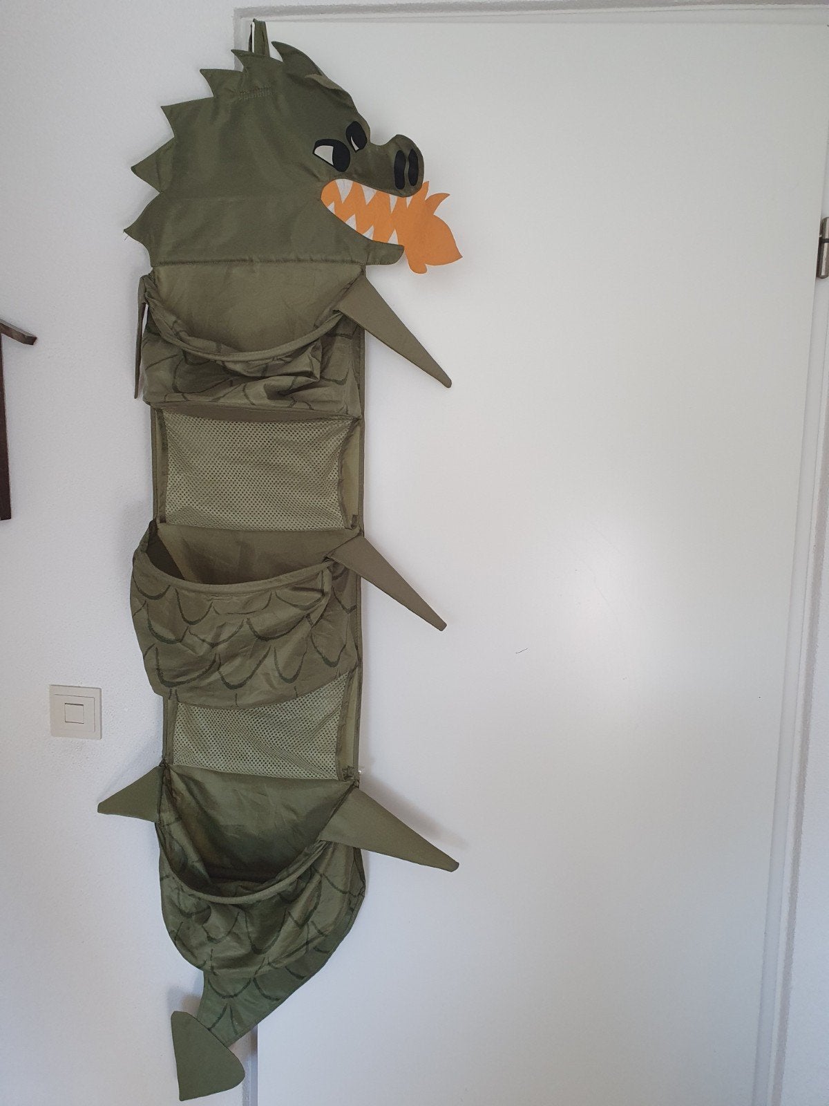 Leuke draak opbergzak voor kinderkamer ikea, Ophalen, Zo goed als nieuw, Opbergmeubel, Ophangbaar
