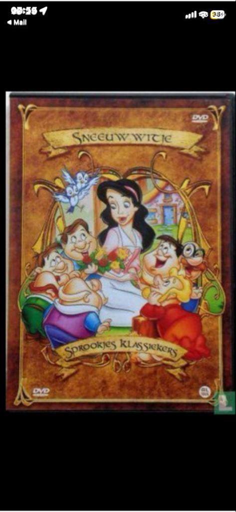 Sneeuwwitje Sprookjes Klassiekers DVD, Gebruikt, Alle leeftijden, Overige genres, Ophalen of Verzenden