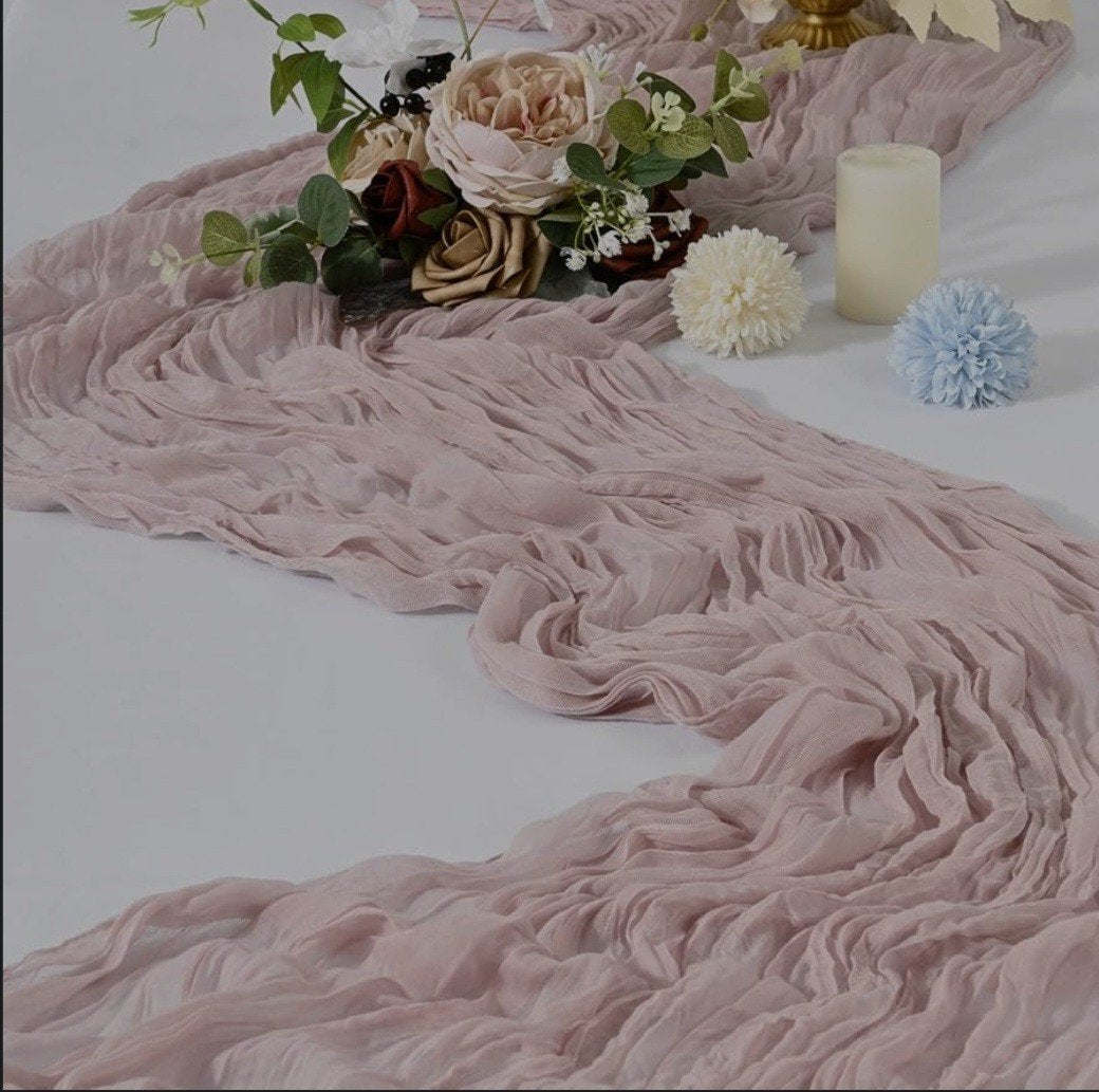 20x Poederroze Tafellopers 55x300cm - Decoratie, Overige materialen, Ophalen of Verzenden, Zo goed als nieuw, Tafelloper