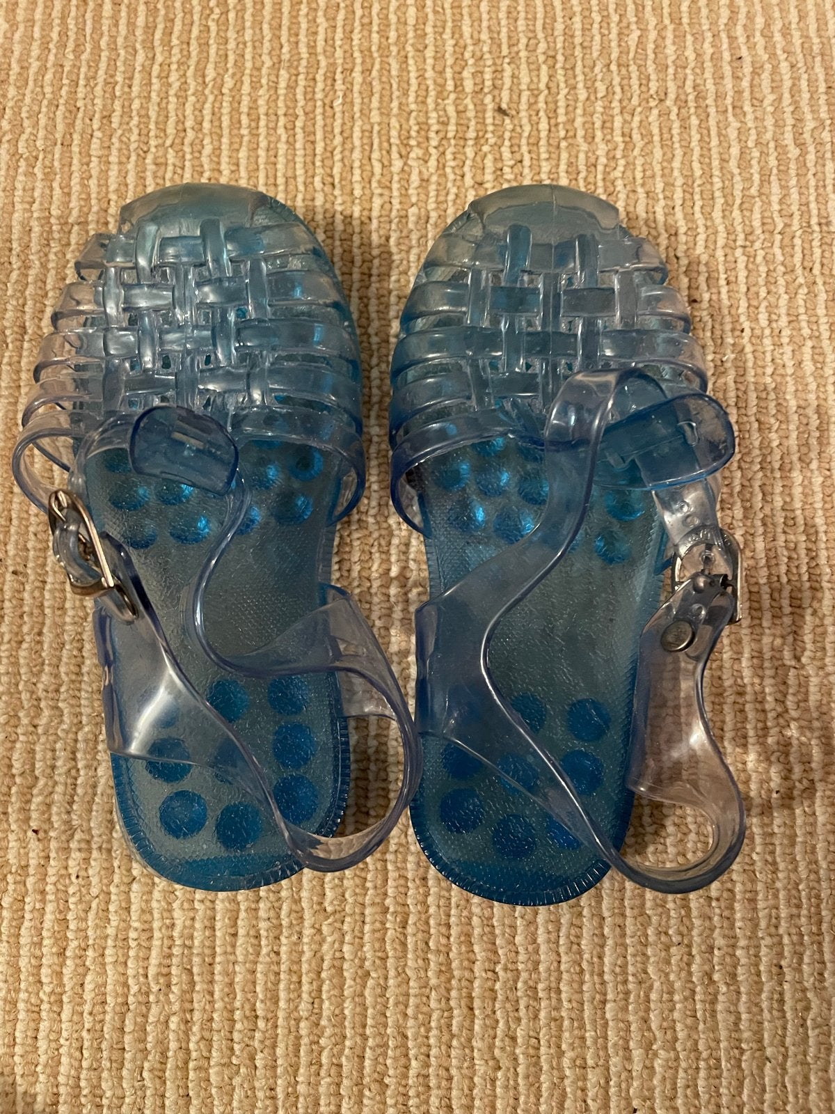 Transparante waterschoenen maat 27 - blauw, Kinderen en Baby's, Kinderkleding | Schoenen en Sokken, Gebruikt, Jongen of Meisje