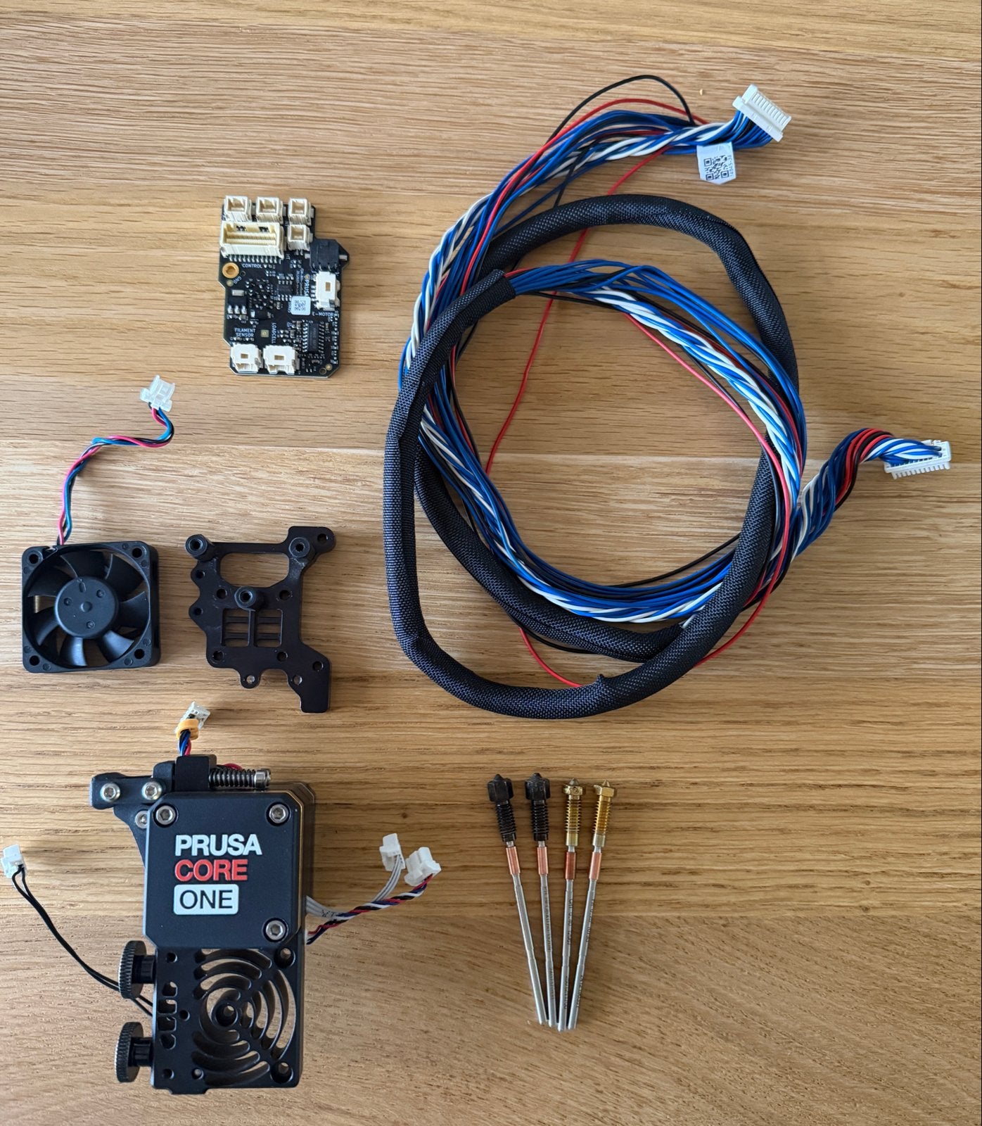 Prusa Original Extruder en Onderdelen voor 3D-printer, Ophalen of Verzenden, Gebruikt, Filament