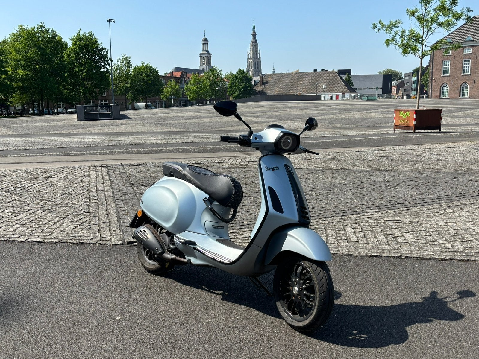 Vespa Sprint Frozen silver, Fietsen en Brommers, Ophalen, Gebruikt, Vespa S, Benzine
