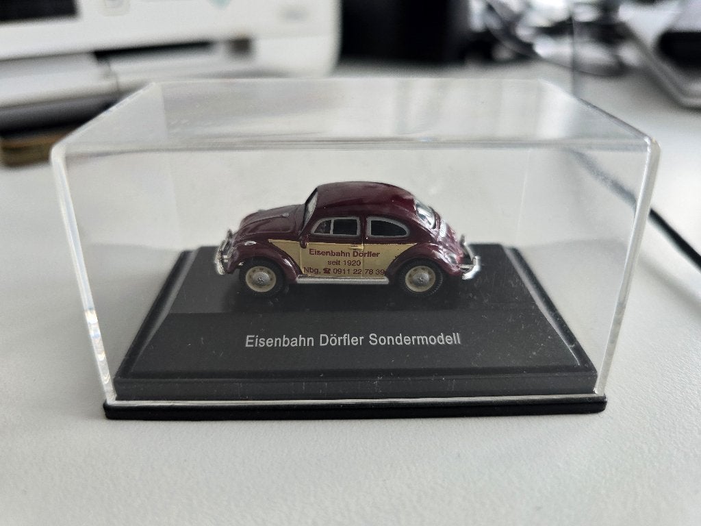 VW Kever speciale uitgave, schuco picollo 1/87, Ophalen of Verzenden, Zo goed als nieuw, Auto, Schuco