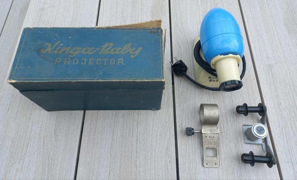 Vintage Kinga-Baby Projector met originele doos, Ophalen, Gebruikt