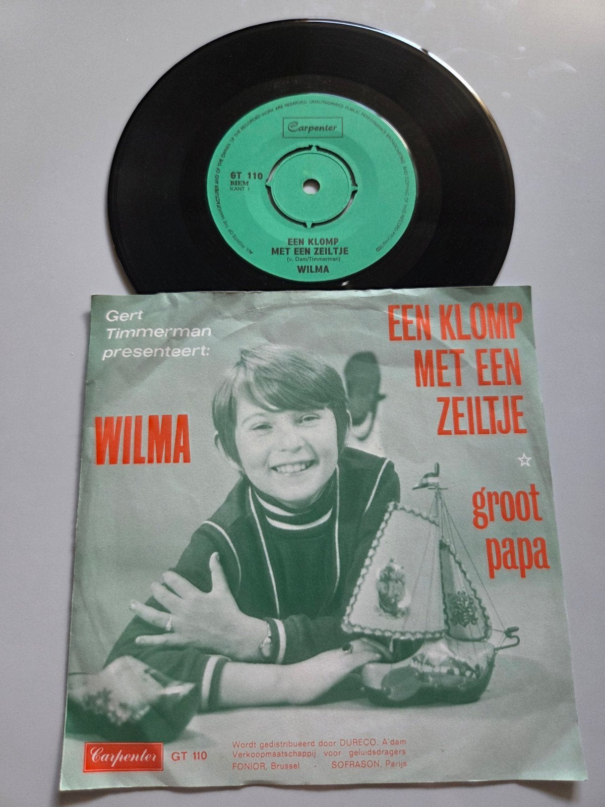 Wilma - Een klomp met een zeiltje, Gebruikt, 7 inch, Single, Ophalen of Verzenden