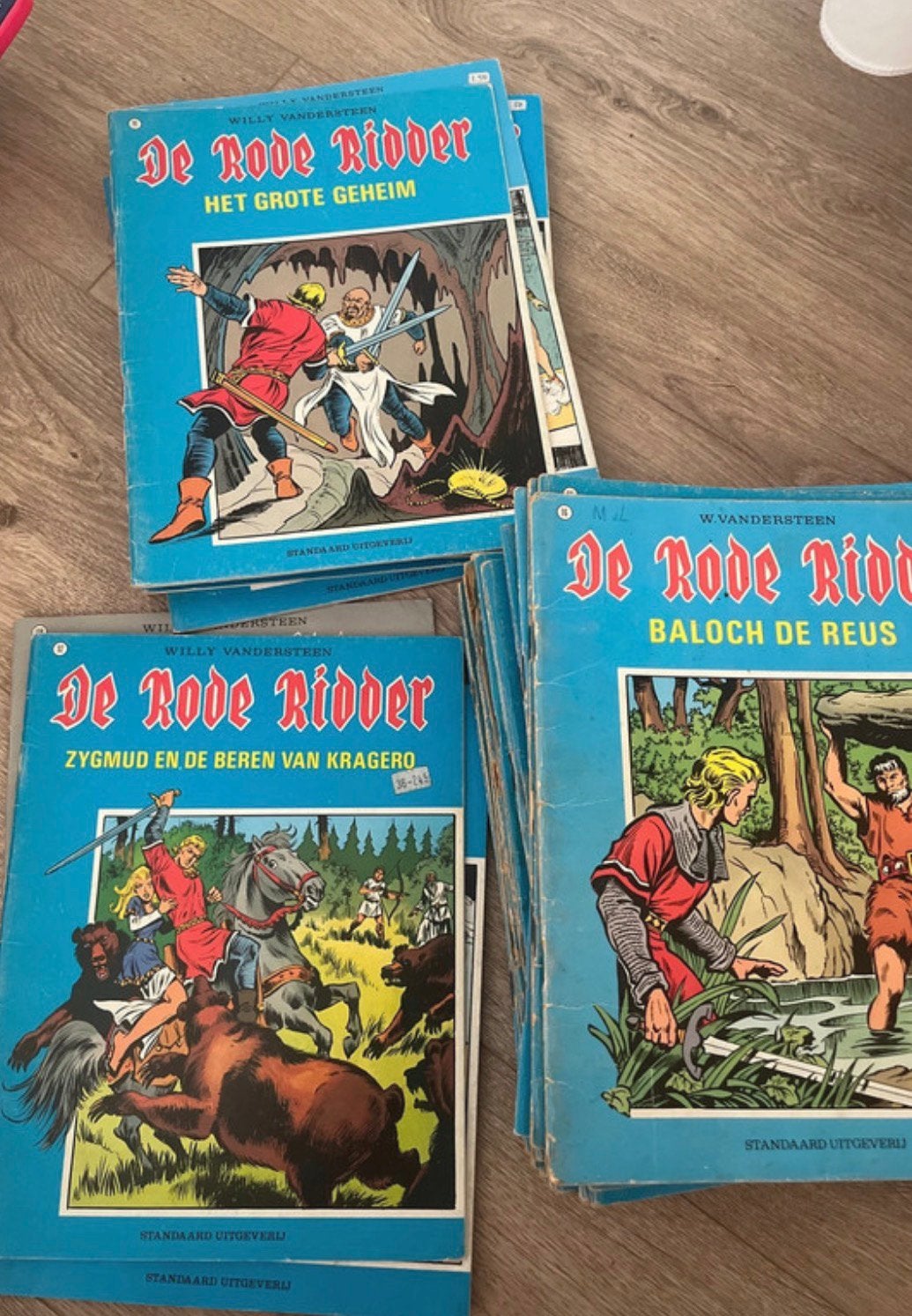 de rode ridder, stripboeken, Meerdere stripboeken, Ophalen, Gelezen
