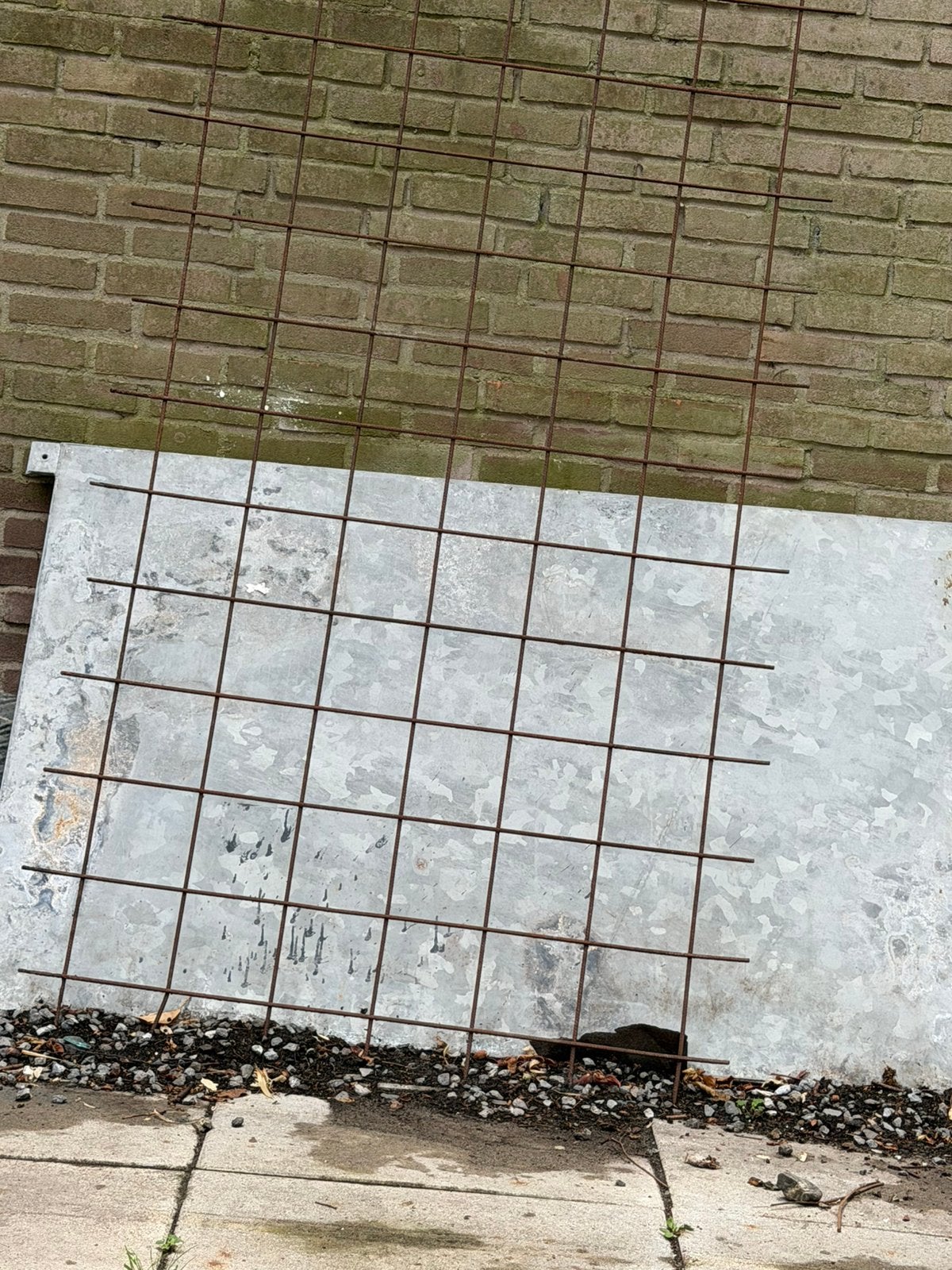 Stalen, Tuin en Terras, Ophalen of Verzenden, Zo goed als nieuw, Minder dan 10 meter, Raster
