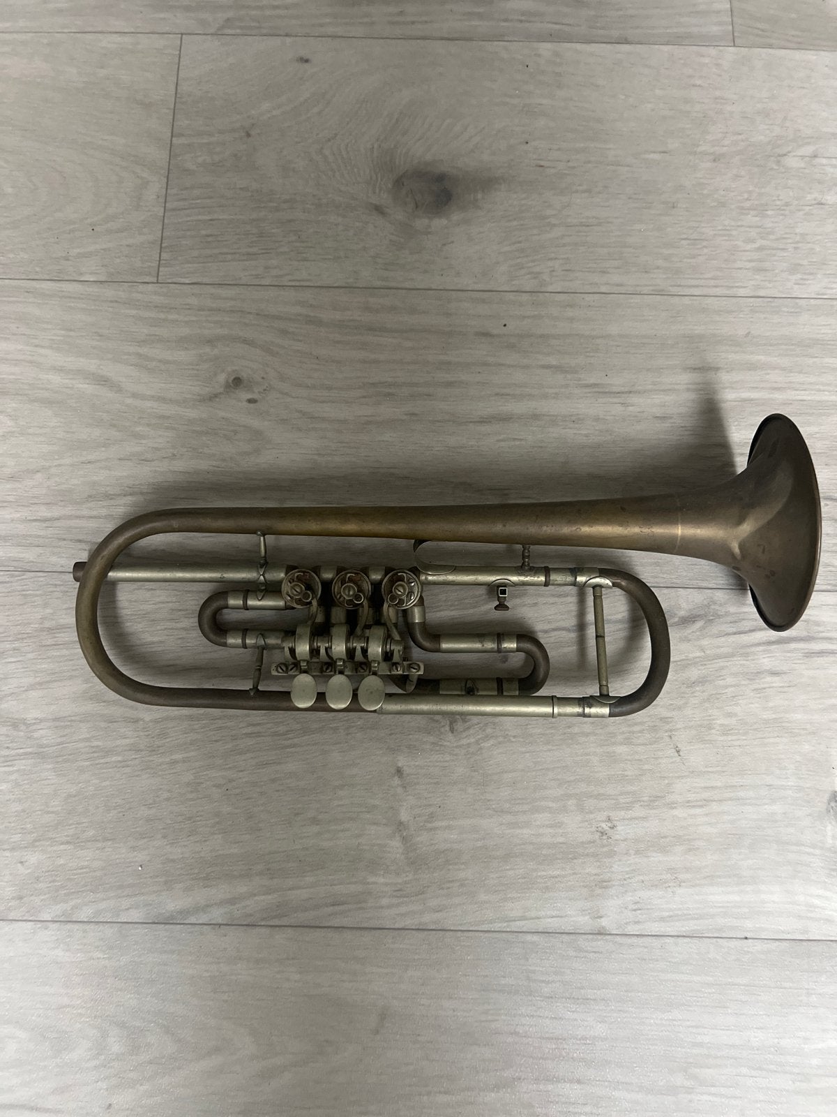 Vintage Trompet - Gebruikt, Muziek en Instrumenten, Blaasinstrumenten | Trompetten, Ophalen of Verzenden, Gebruikt, Overige typen