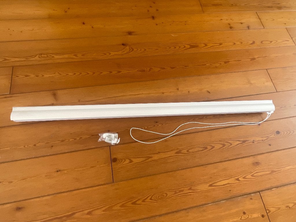 1x Duo rolgordijn wit 140 cm breed, Ophalen, Gebruikt, Kwantum, Duo rolgordijn