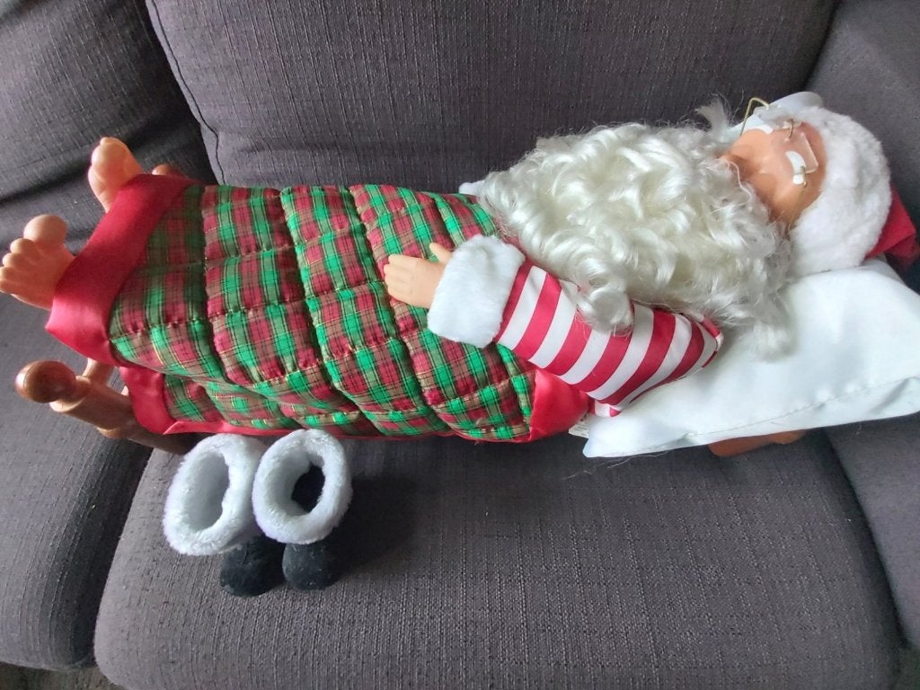 Kerstman in bed, Diversen, Ophalen, Gebruikt