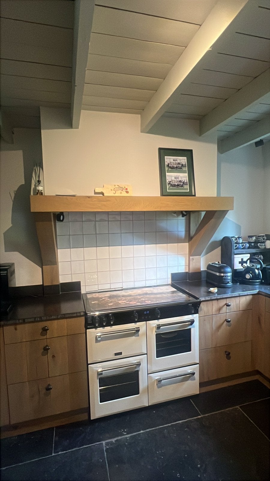 Eiken schouw voor keuken, Huis en Inrichting, Ophalen, Gebruikt, 50 tot 100 cm, Minder dan 100 cm